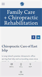 Mobile Screenshot of chirocare-eastislip.com